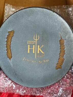 Gordon Ramsey Hells Kitchen plate given to special invitees of Vegas opening.